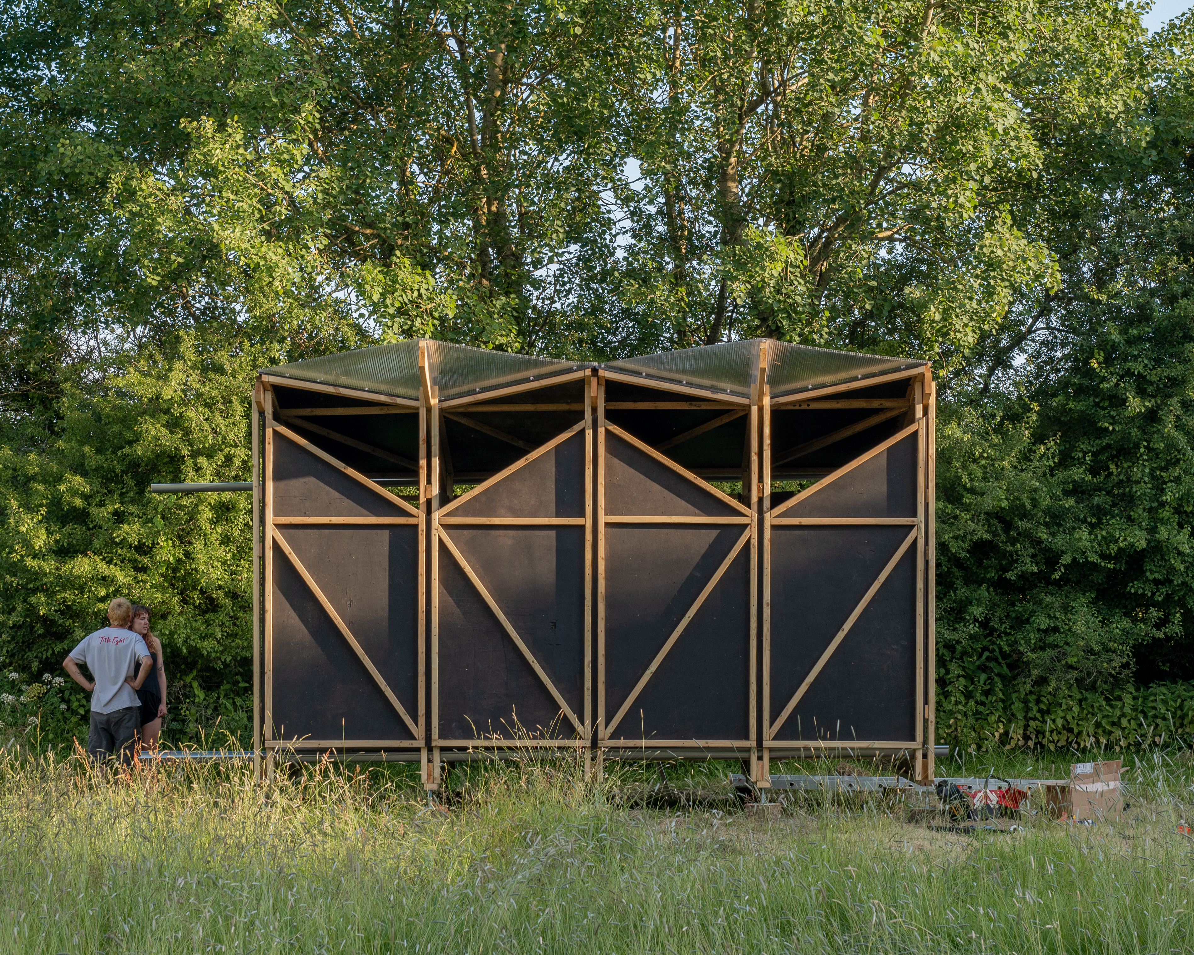 External view of Knepp hides